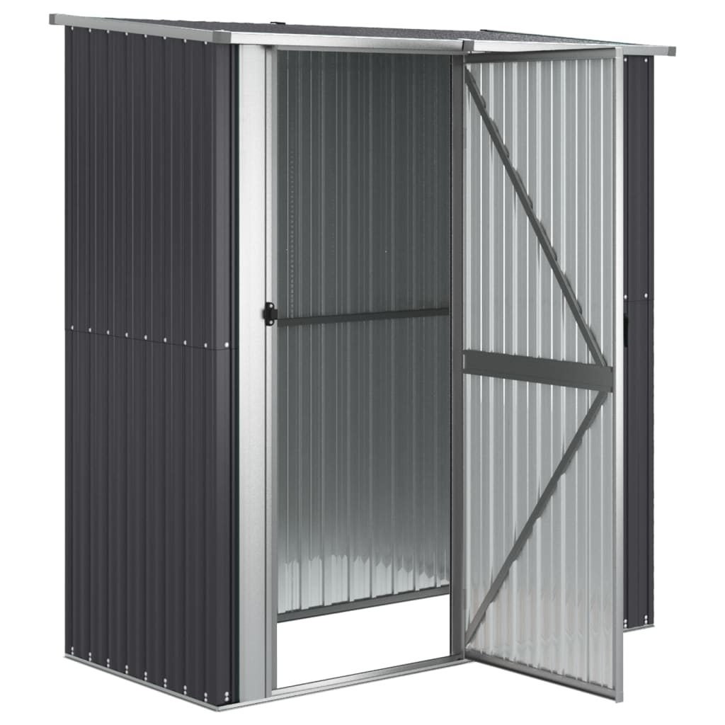 vidaXL Szopa ogrodowa, antracytowa, 180,5x97x209,5 cm, stal