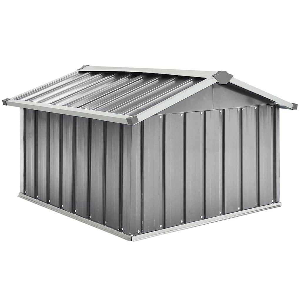 vidaXL Garaż dla kosiarki robotycznej, 92x97x63 cm, galwanizowana stal