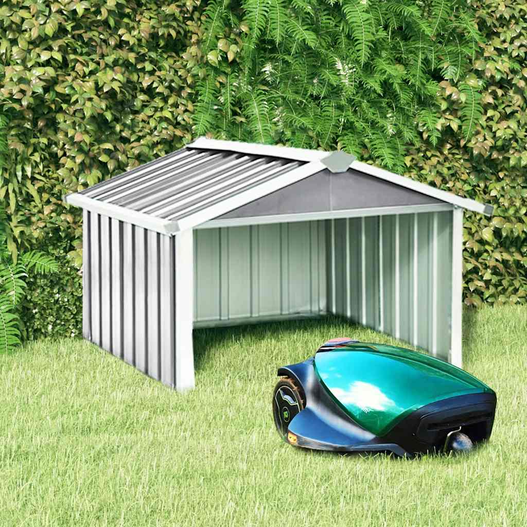 vidaXL Garaż dla kosiarki robotycznej, 92x97x63 cm, galwanizowana stal