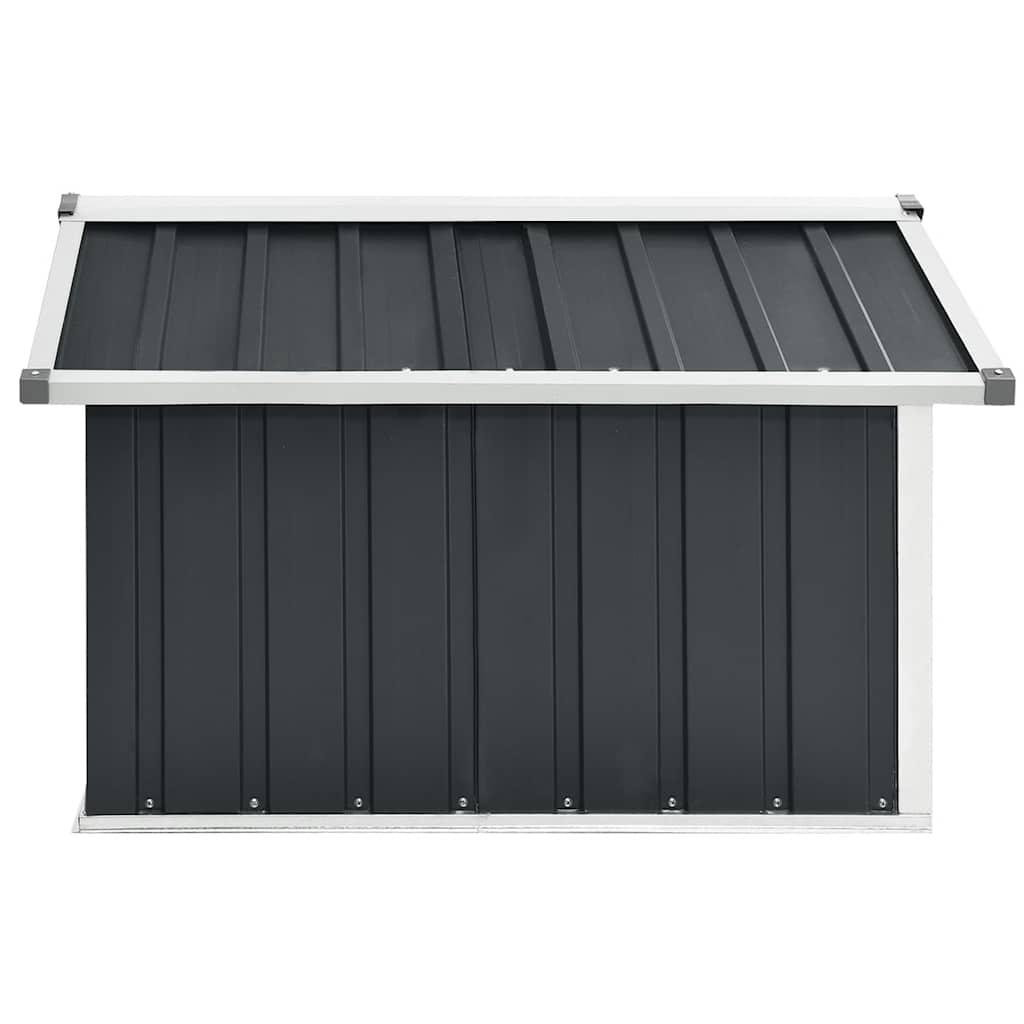 vidaXL Garaż dla kosiarki robotycznej, 92x97x63 cm, stal, antracytowa