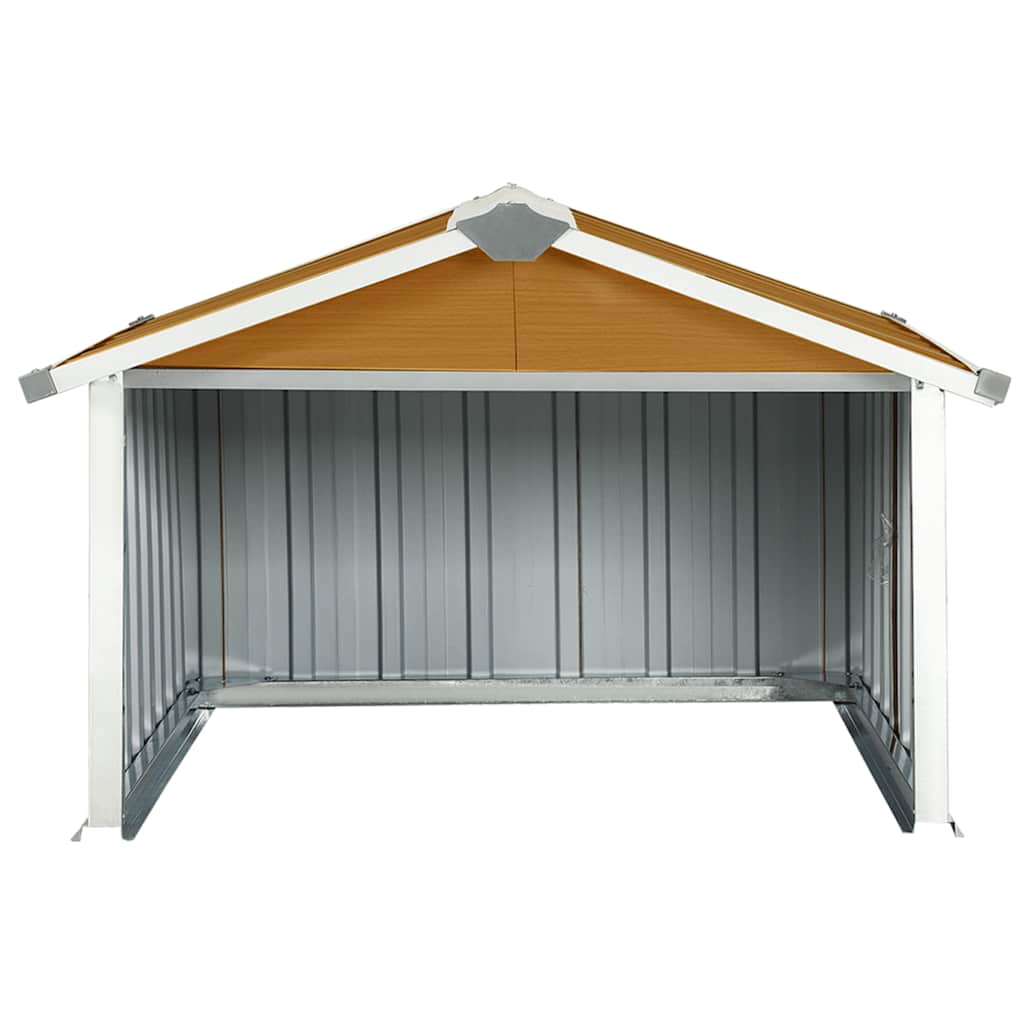 vidaXL Garaż dla kosiarki robotycznej, 92x97x63 cm, galwanizowana stal