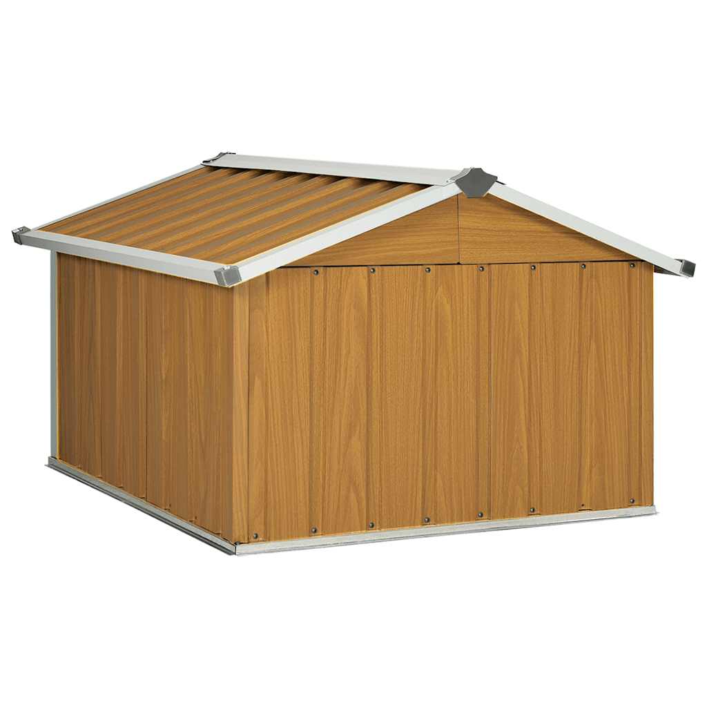 vidaXL Garaż dla kosiarki robotycznej, 92x97x63 cm, galwanizowana stal