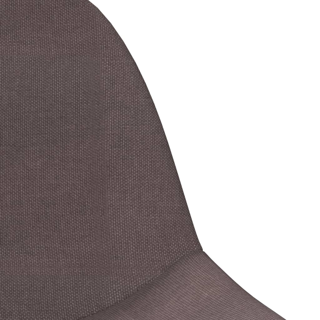 vidaXL Stołki barowe, 2 szt., kolor taupe, tapicerowane tkaniną