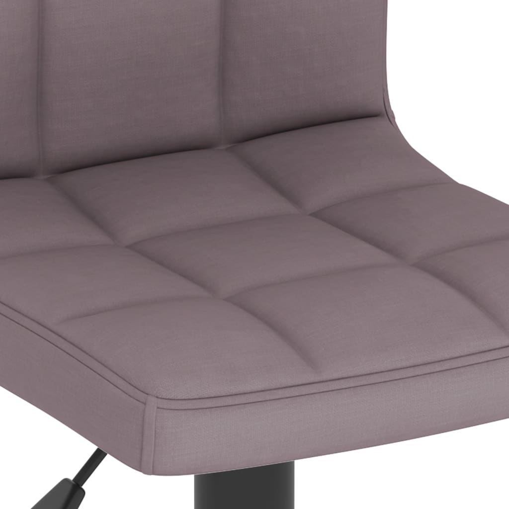 vidaXL Stołki barowe, 2 szt., kolor taupe, tapicerowane tkaniną