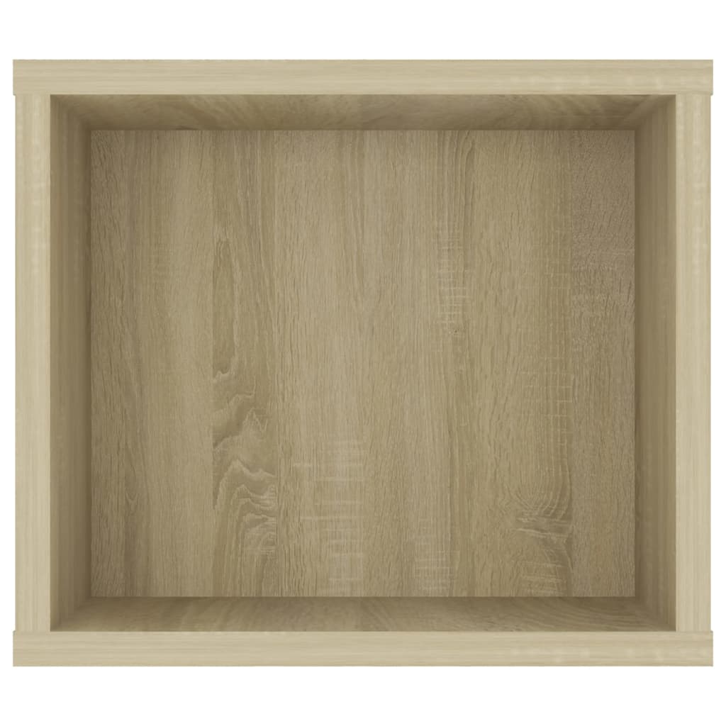 vidaXL Wisząca szafka TV, dąb sonoma, 100x30x26,5 cm