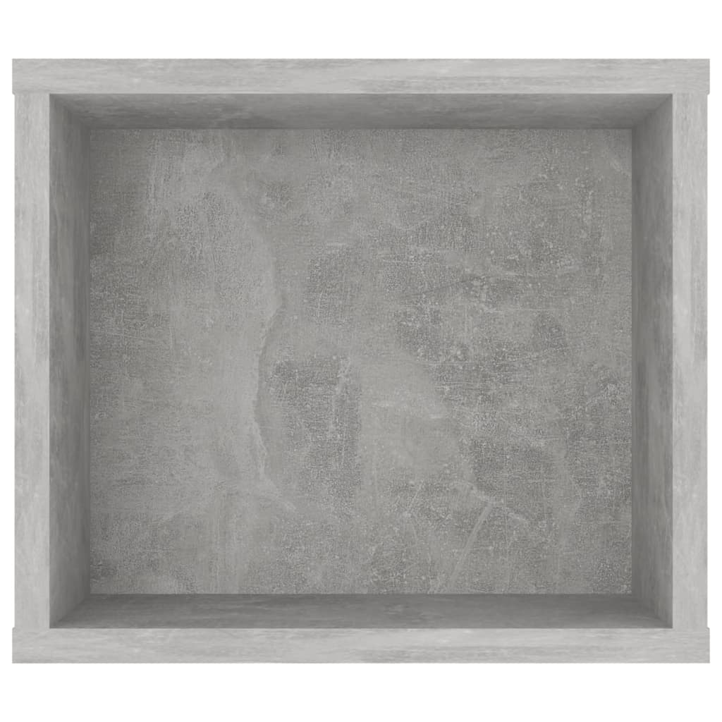 vidaXL Wisząca szafka TV, szarość betonu, 100x30x26,5 cm