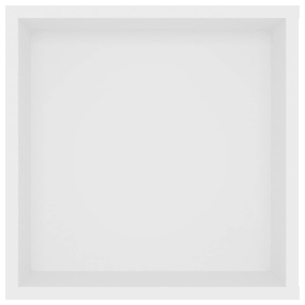 vidaXL Wisząca szafka TV, biała, 102x35x35 cm, materiał drewnopochodny