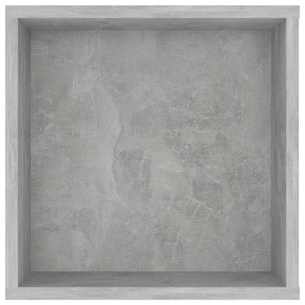 vidaXL Wisząca szafka pod TV, szarość betonu, 102x35x35 cm