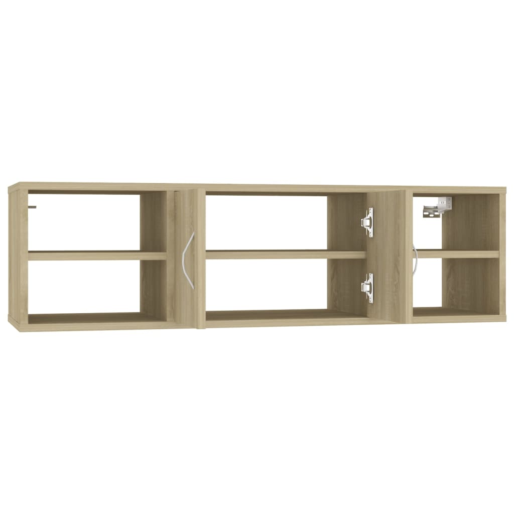 vidaXL Półka ścienna, dąb sonoma 102x30x29 cm, materiał drewnopochodny