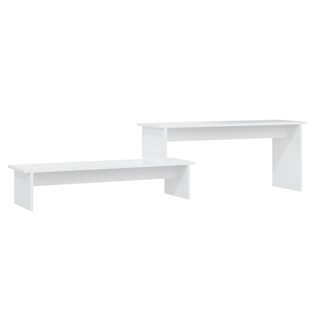 vidaXL Szafka pod TV, biała, 180x30x43 cm, materiał drewnopochodny