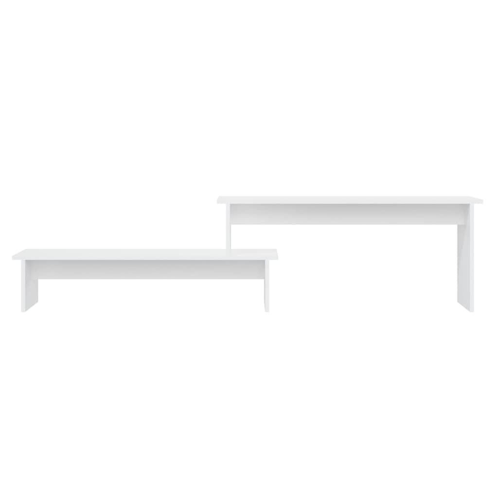 vidaXL Szafka pod TV, biała, 180x30x43 cm, materiał drewnopochodny