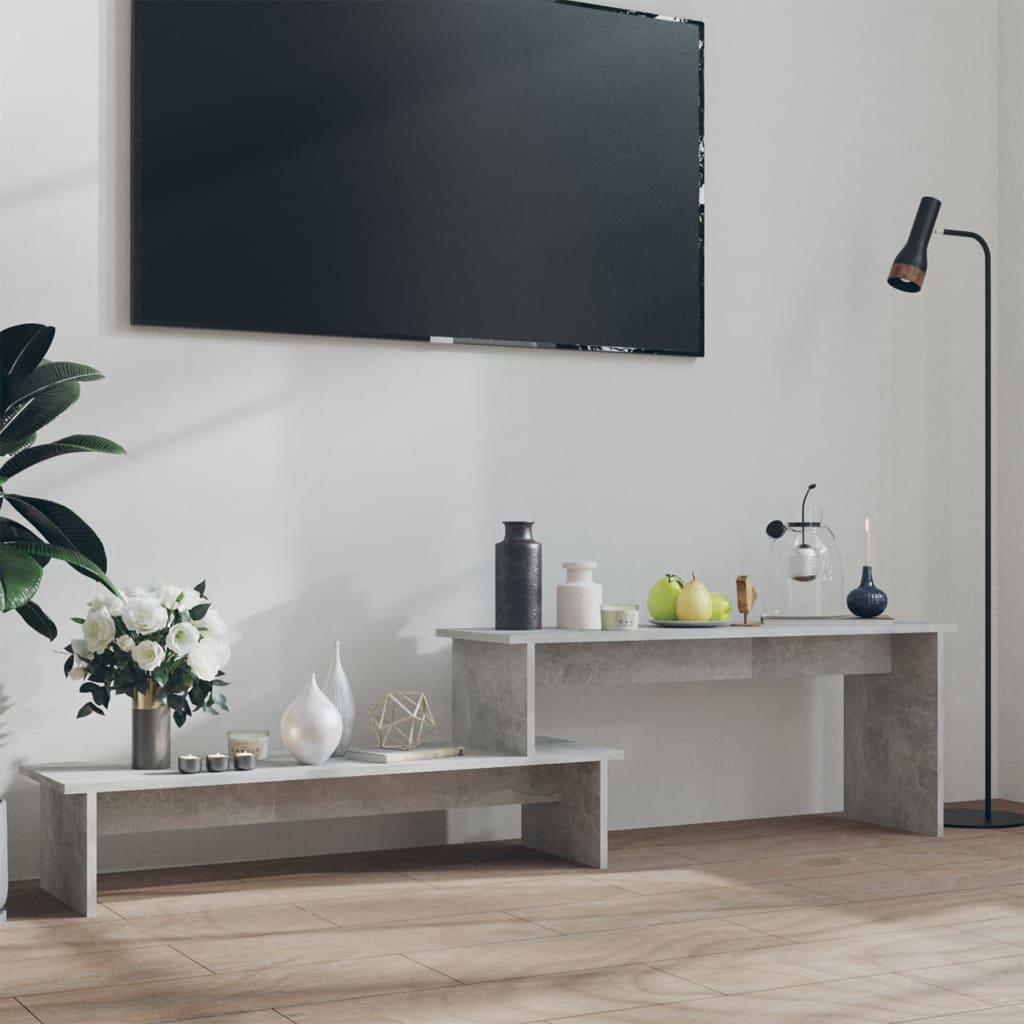 vidaXL Szafka pod TV, szarość betonu, 180x30x43 cm