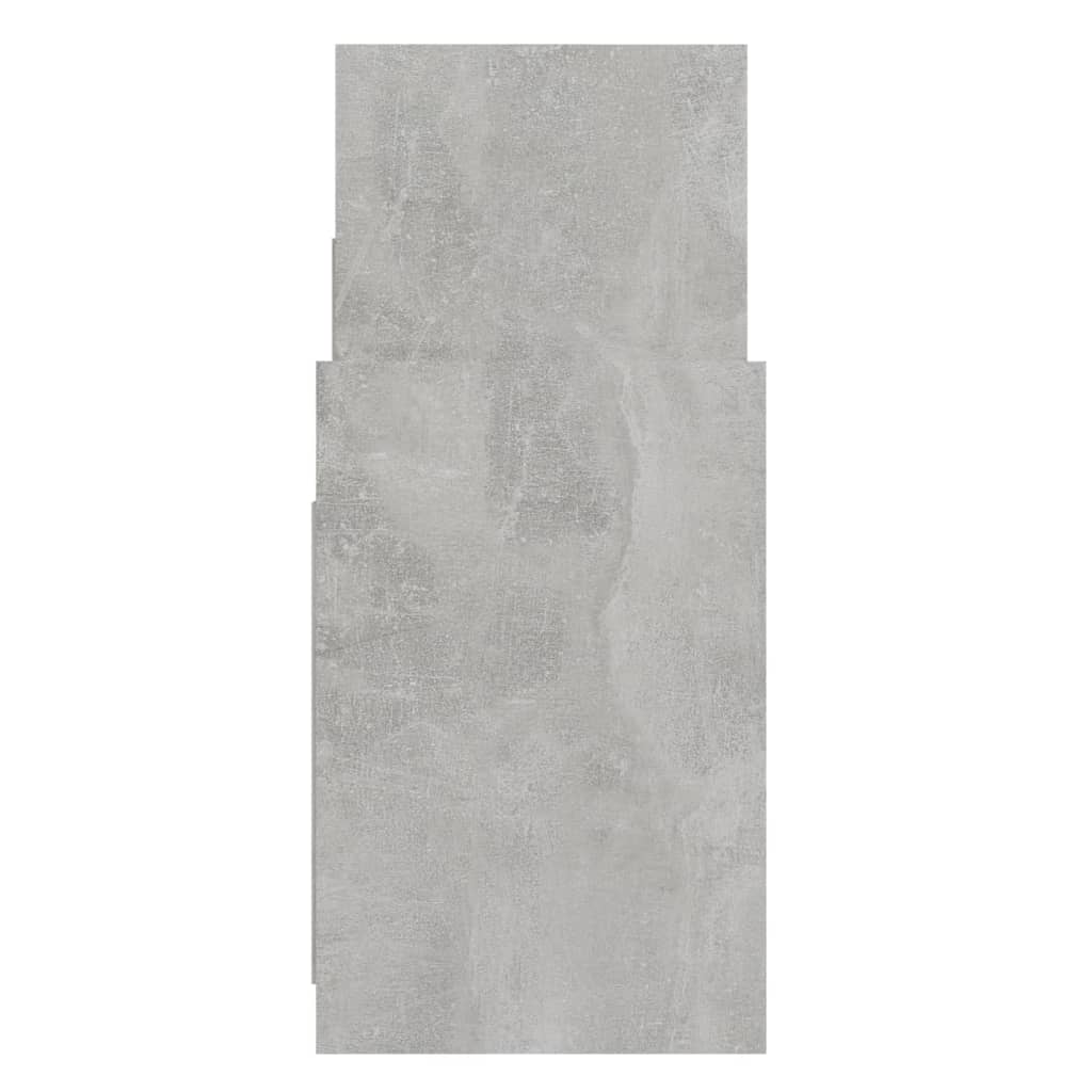 vidaXL Szafka boczna, szarość betonu, 60x26x60 cm