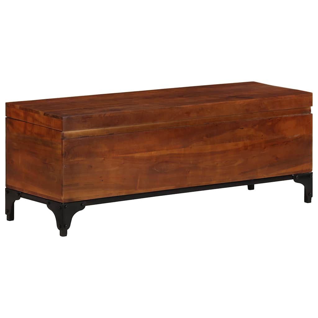 vidaXL Skrzynia, 110 x 35 x 41 cm, lite drewno akacjowe