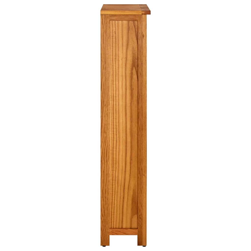 vidaXL 4-poziomowy regał na książki, 70x22x110 cm, lite drewno dębowe