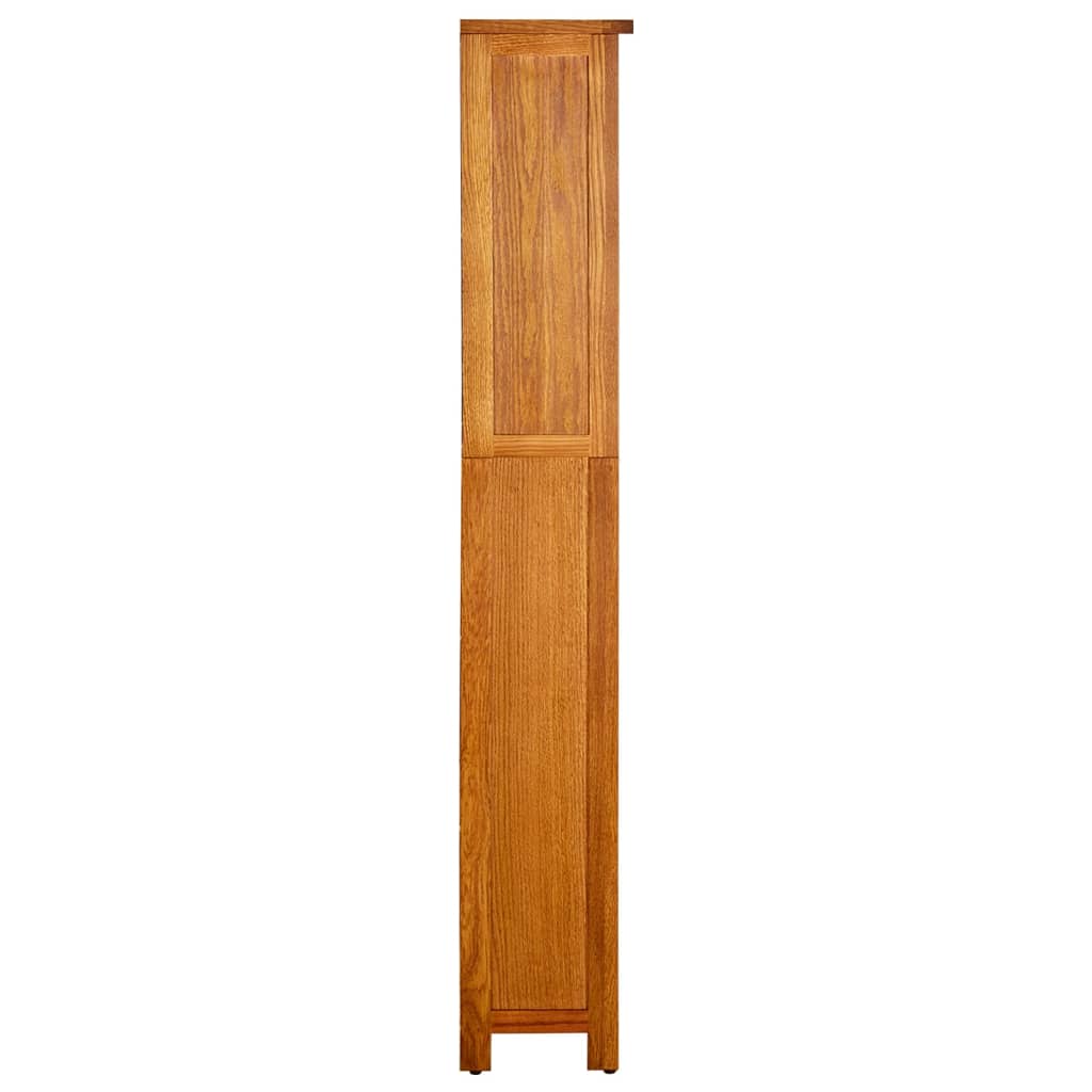 vidaXL 5-poziomowy regał na książki, 70x22x140 cm, lite drewno dębowe
