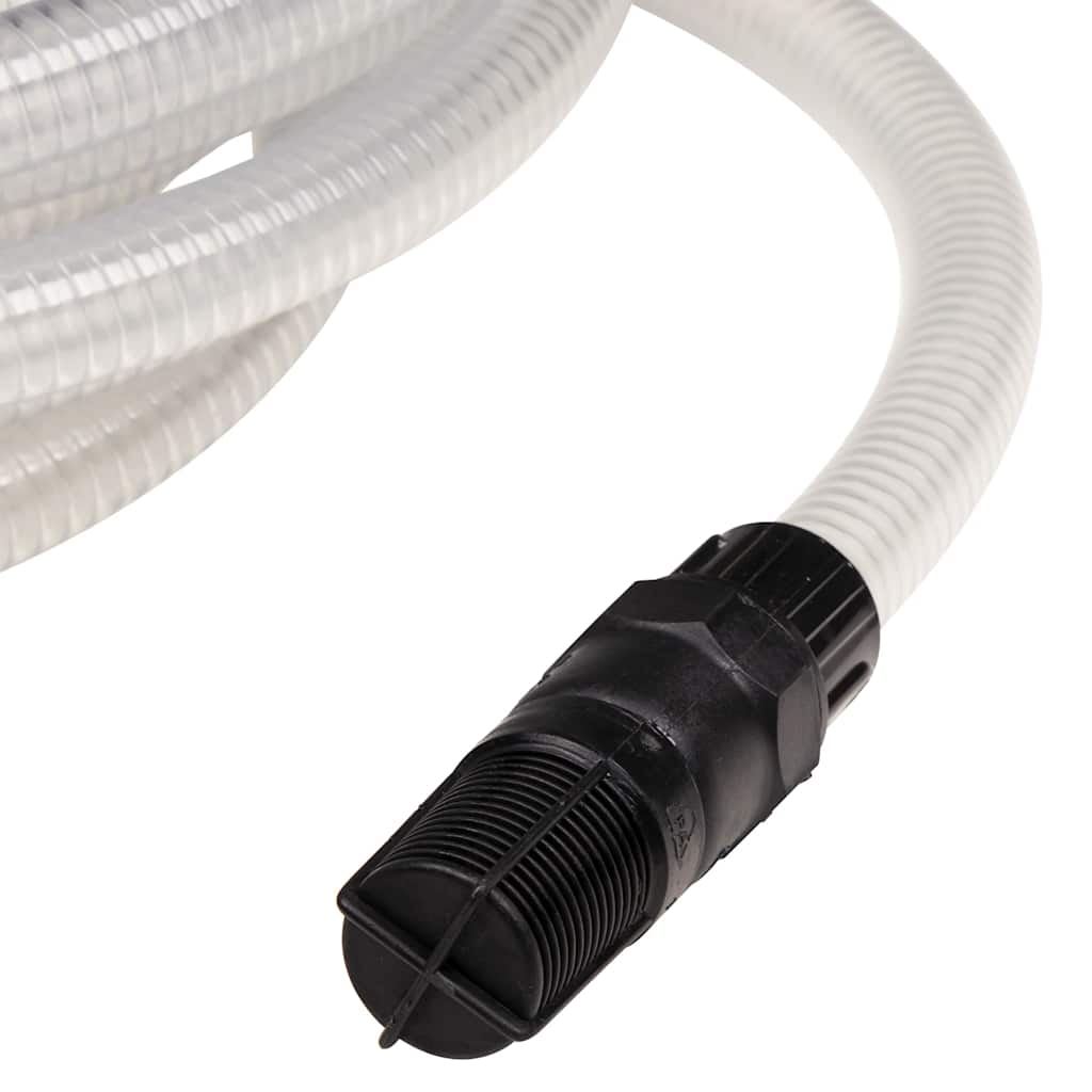 vidaXL Wąż ssący z przyłączami PVC Przezroczysty 1" 10 m PVC