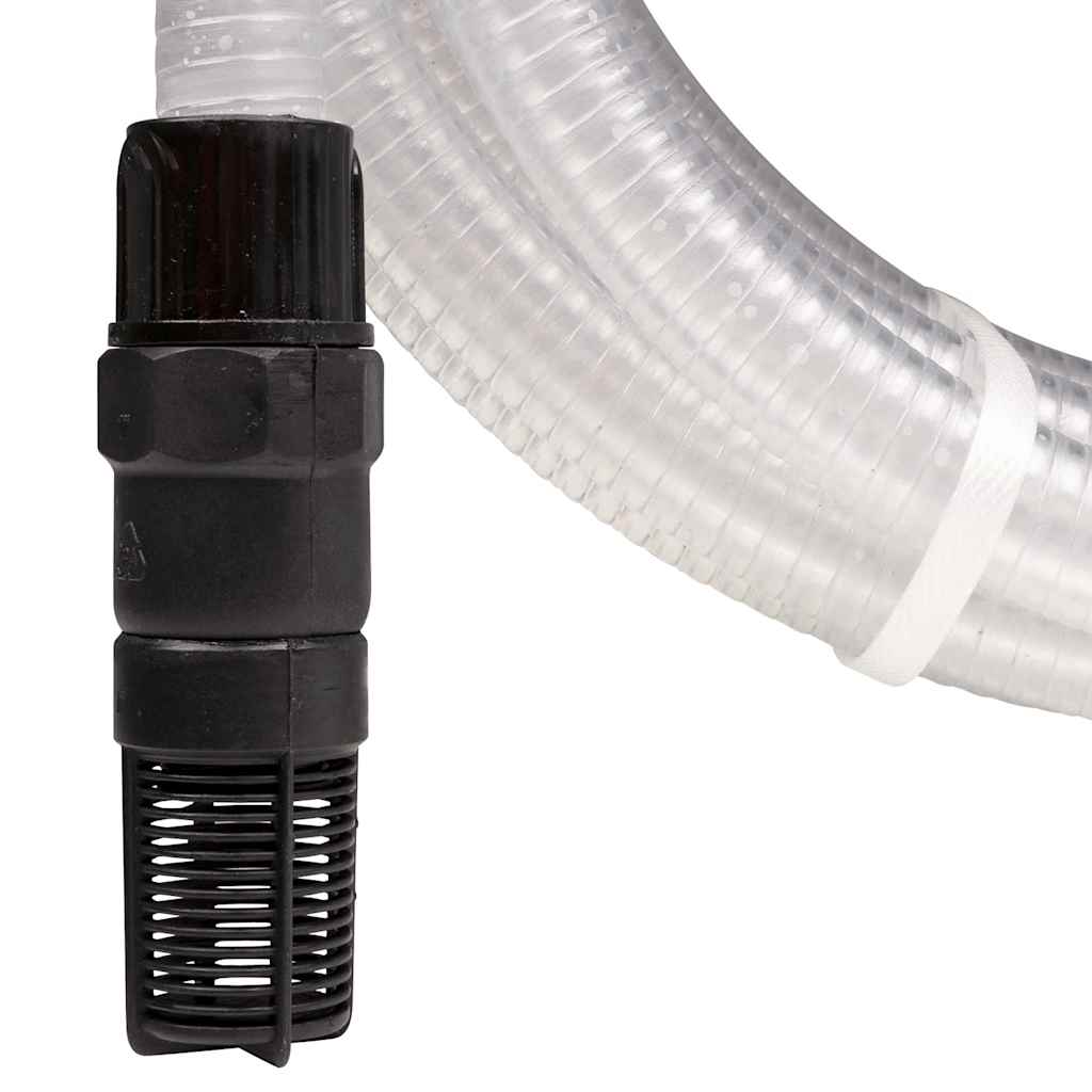 vidaXL Wąż ssący z przyłączami PVC Przezroczysty 1" 10 m PVC