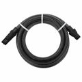 vidaXL Wąż ssący z mosiężnymi złączami, czarny, 1" 7 m, PVC