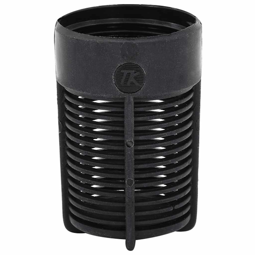 vidaXL Wąż ssący z mosiężnymi złączami, czarny, 1" 7 m, PVC