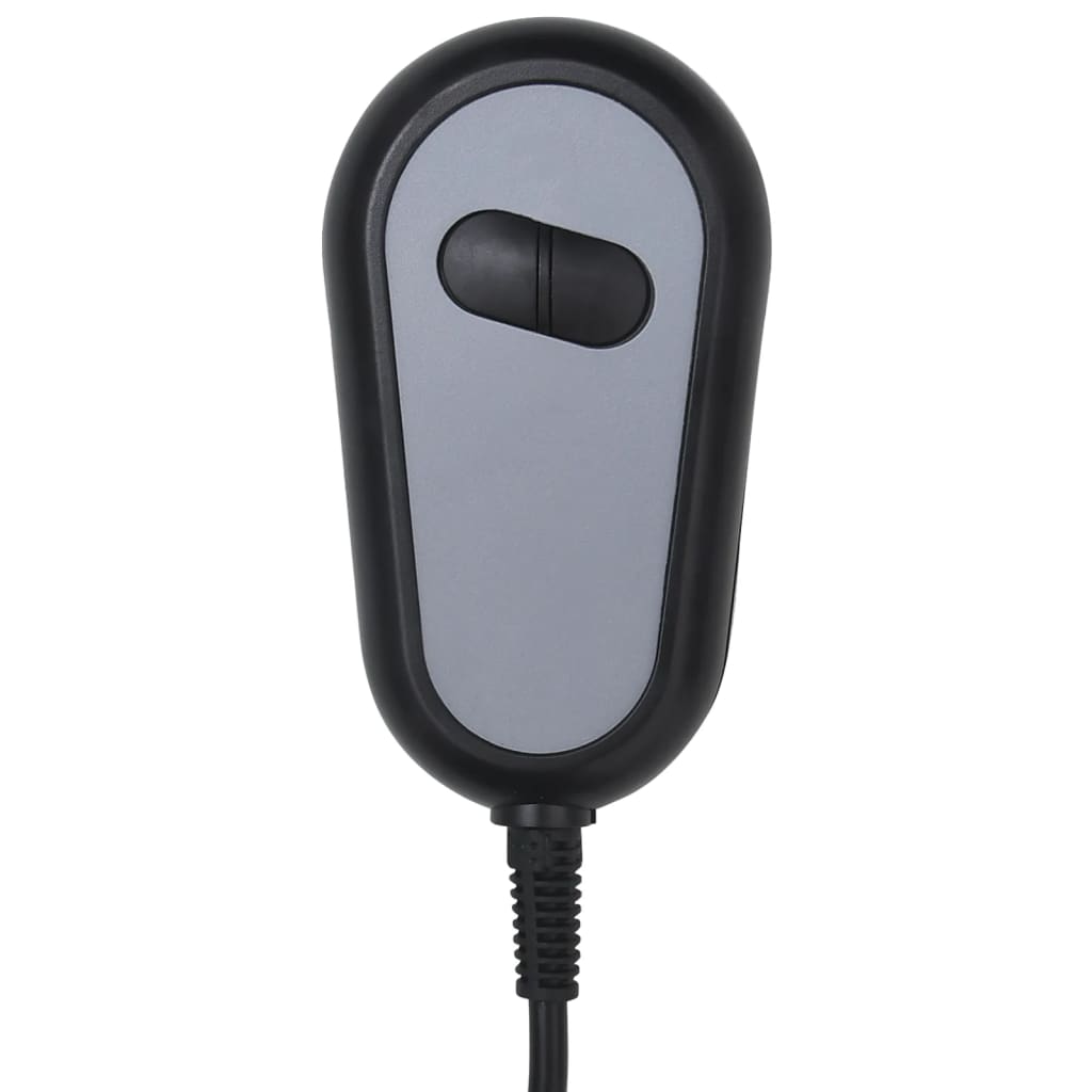 vidaXL Elektryczny fotel masujący, brązowy, obity tkaniną