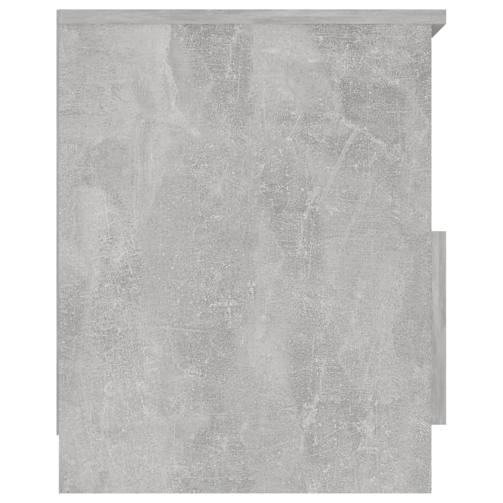 vidaXL Szafka nocna, szarość betonu, 40x40x50 cm