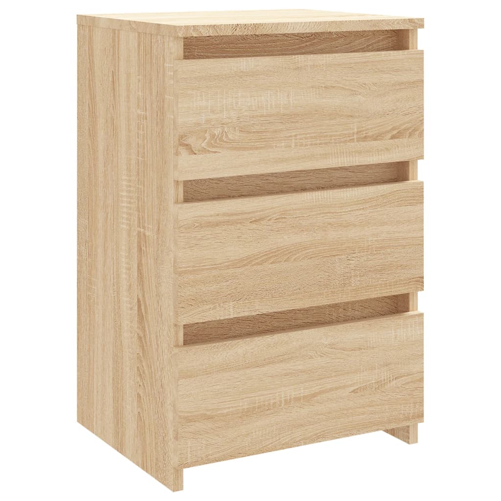 vidaXL Szafka nocna, dąb sonoma 40x35x62,5 cm, materiał drewnopochodny