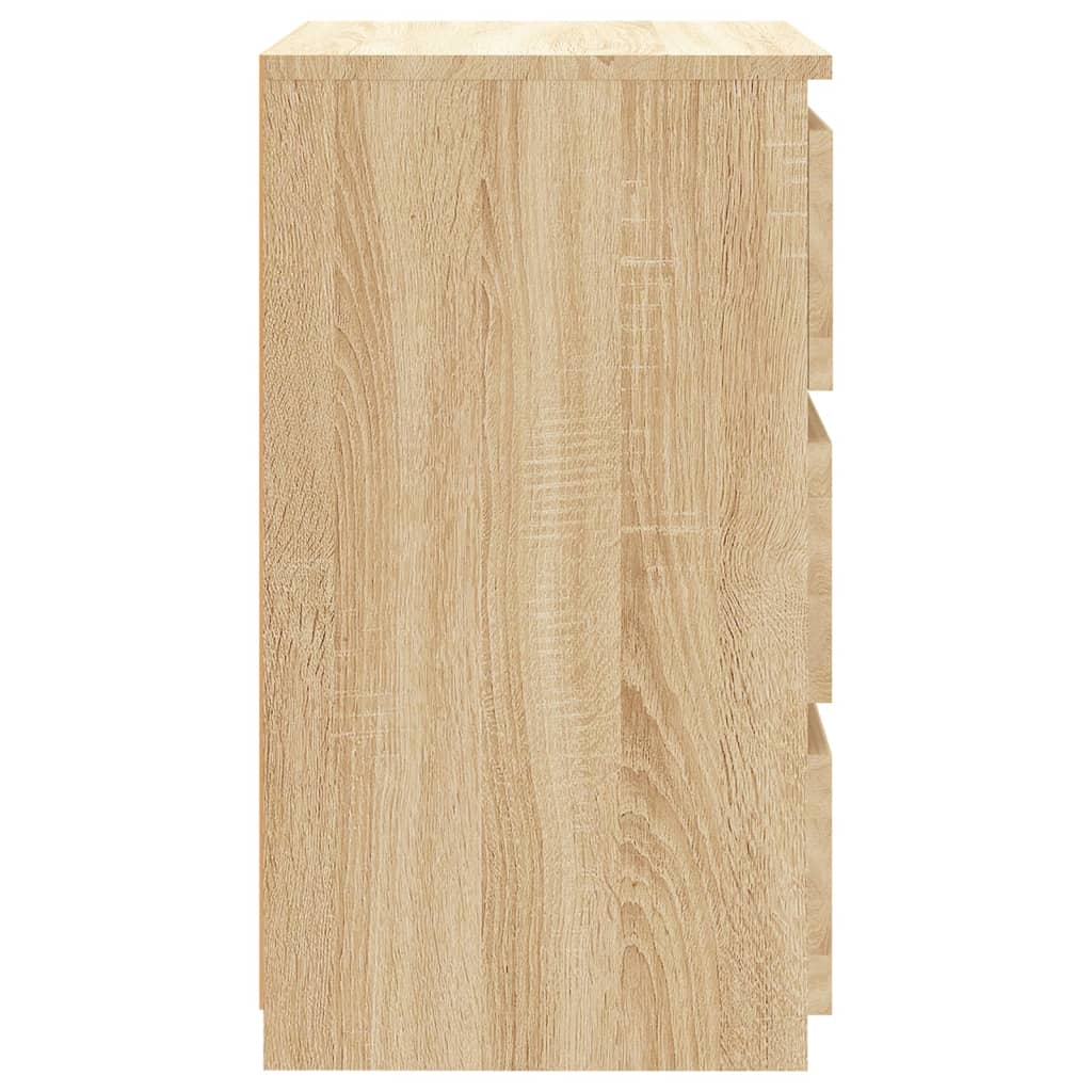 vidaXL Szafka nocna, dąb sonoma 40x35x62,5 cm, materiał drewnopochodny
