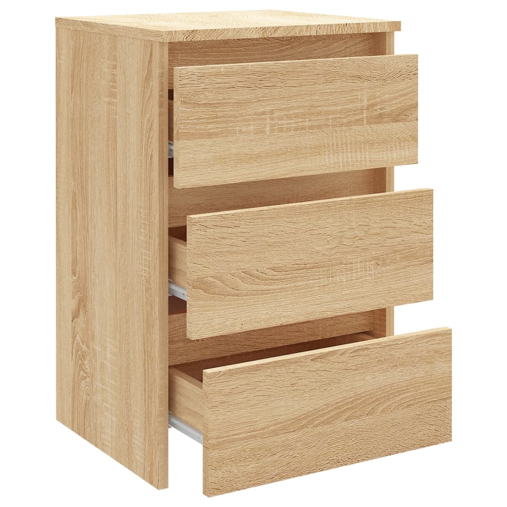vidaXL Szafka nocna, dąb sonoma 40x35x62,5 cm, materiał drewnopochodny