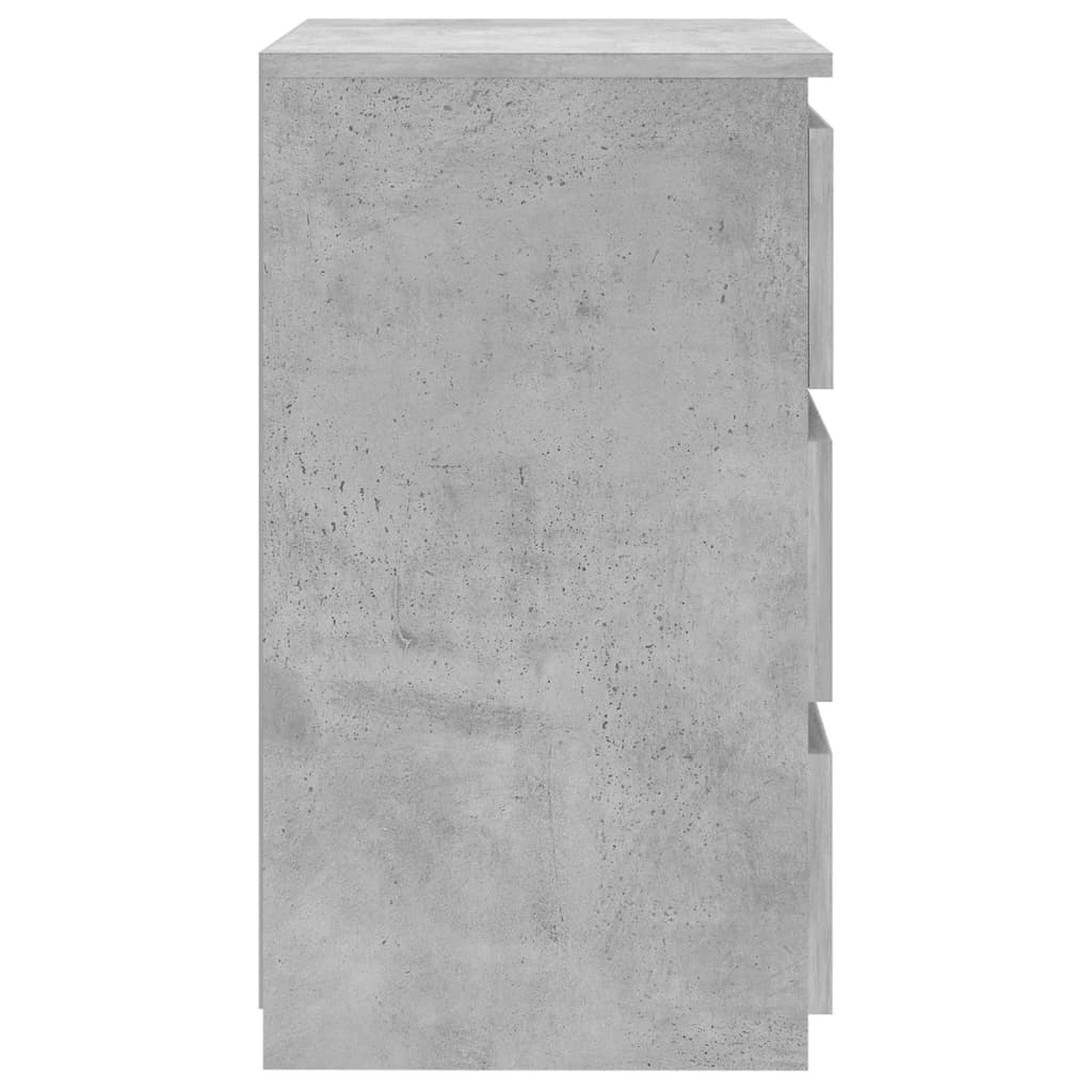 vidaXL Szafka nocna, szarość betonu, 40x35x62,5 cm