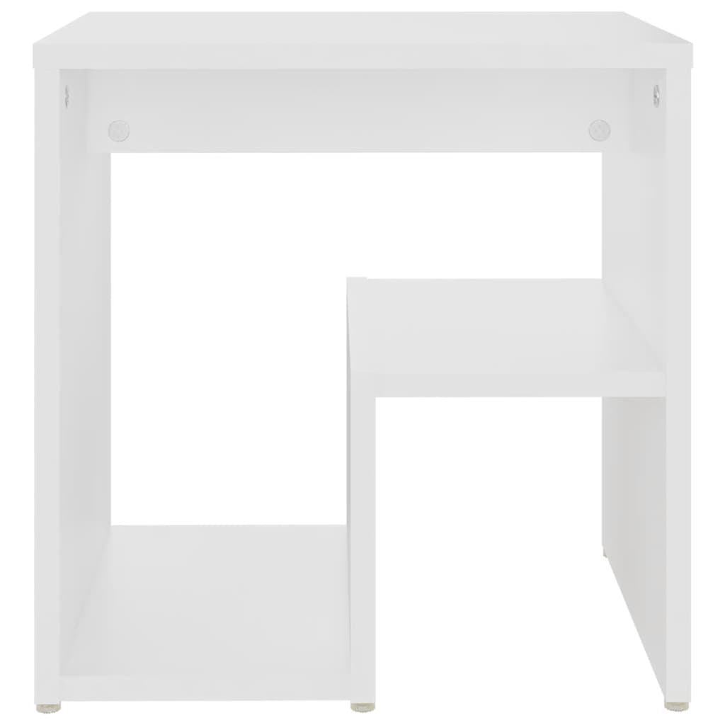 vidaXL Szafki nocne 2 szt., białe 40x30x40 cm, materiał drewnopochodny