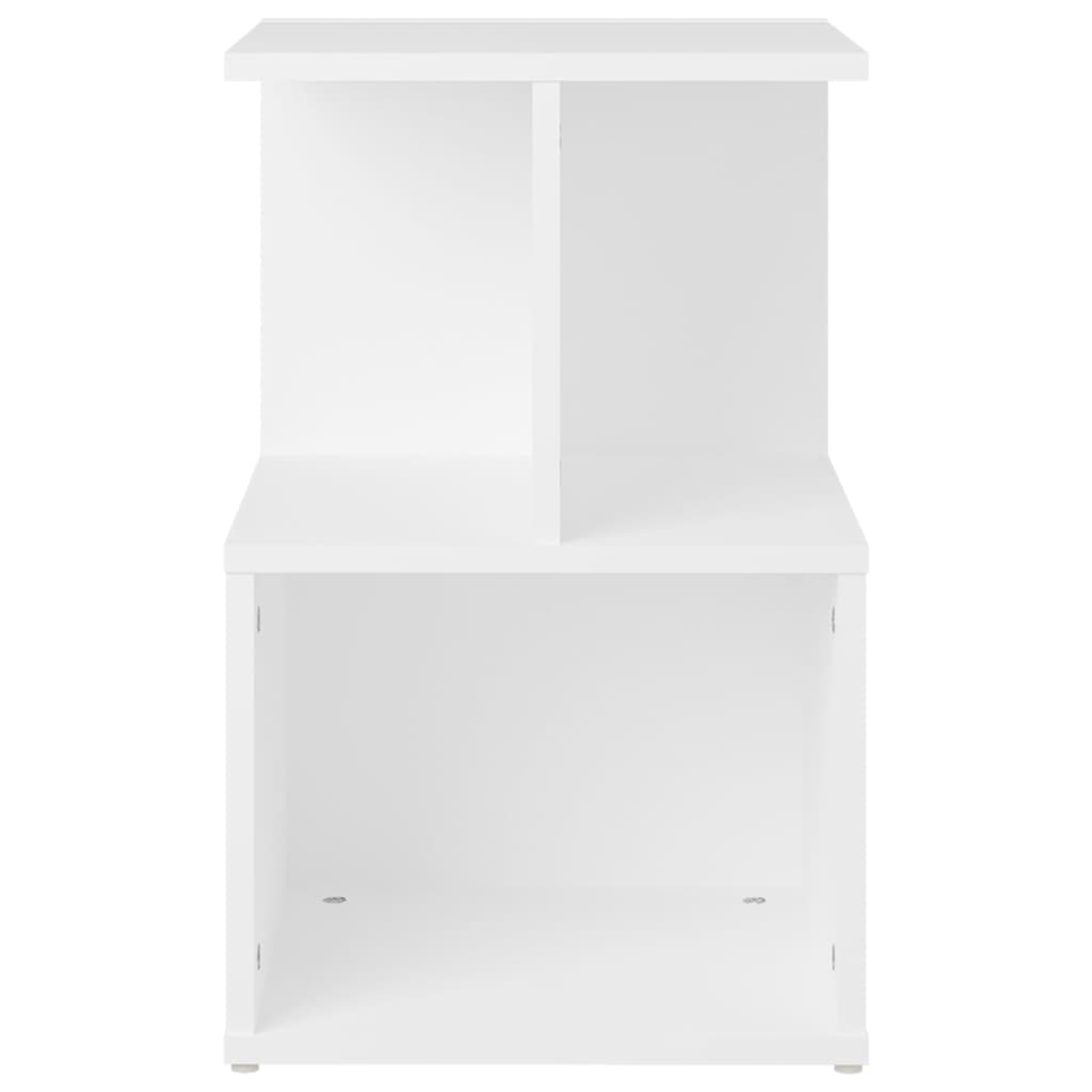 vidaXL Szafka nocna, biała, 35x35x55 cm, materiał drewnopochodny