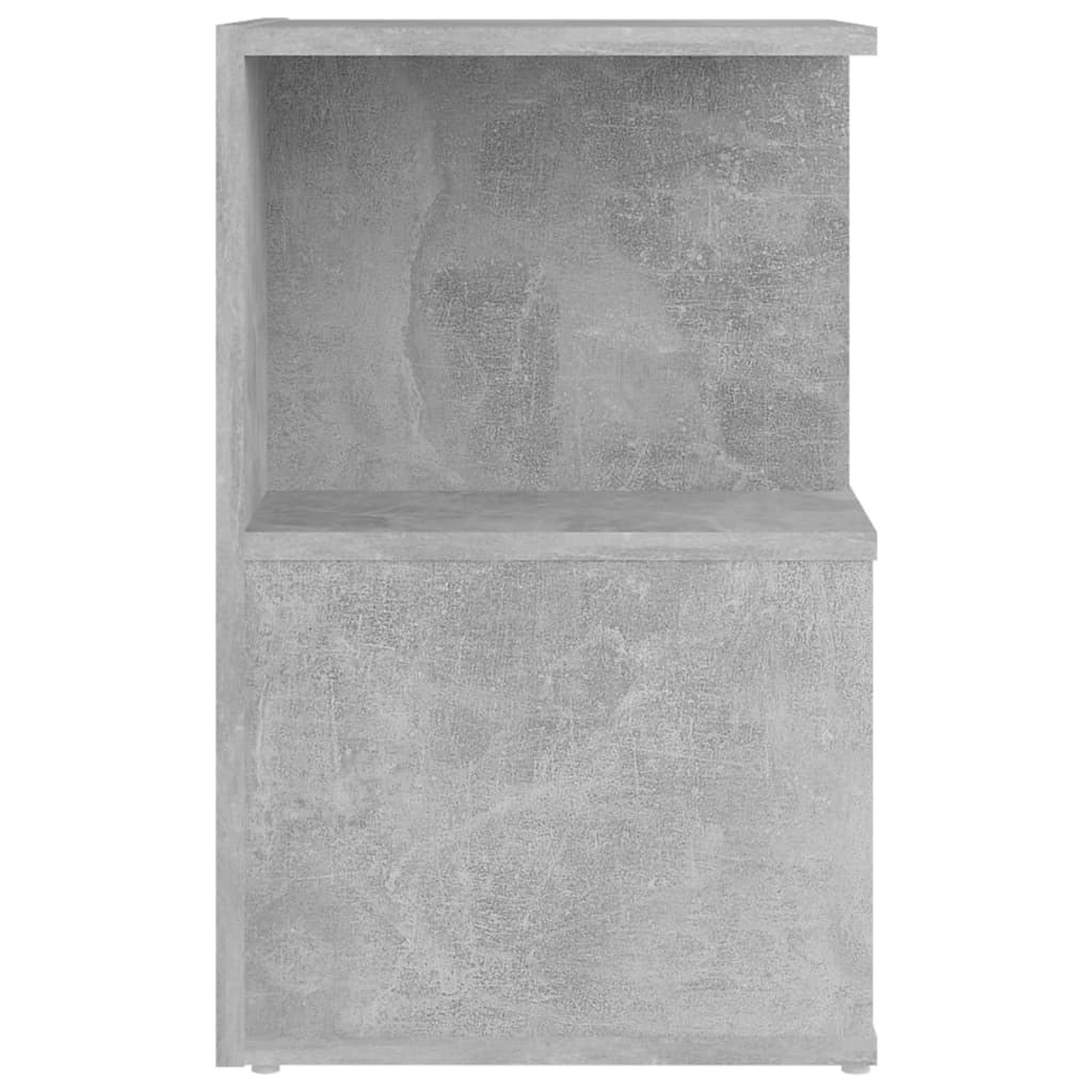 vidaXL Szafka nocna, szarość betonu, 35x35x55 cm