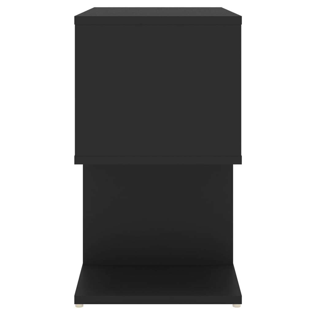 vidaXL Szafki nocne, 2 szt., czarne, 50x30x51,5 cm