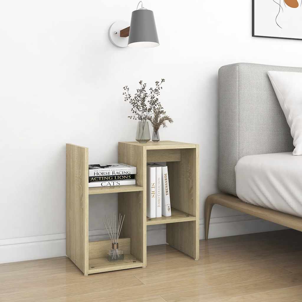 vidaXL Szafka nocna, dąb sonoma 50x30x51,5 cm, materiał drewnopochodny