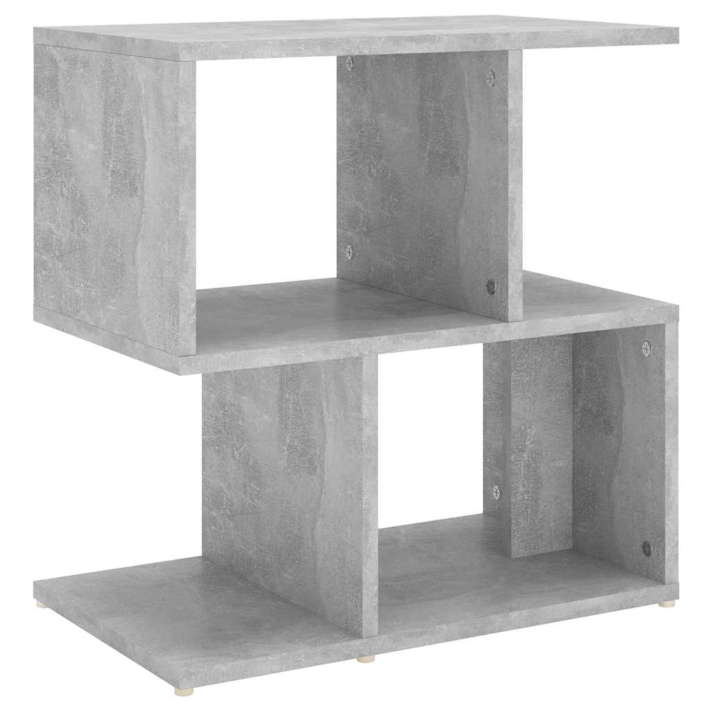 vidaXL Szafka nocna, szarość betonu, 50x30x51,5 cm