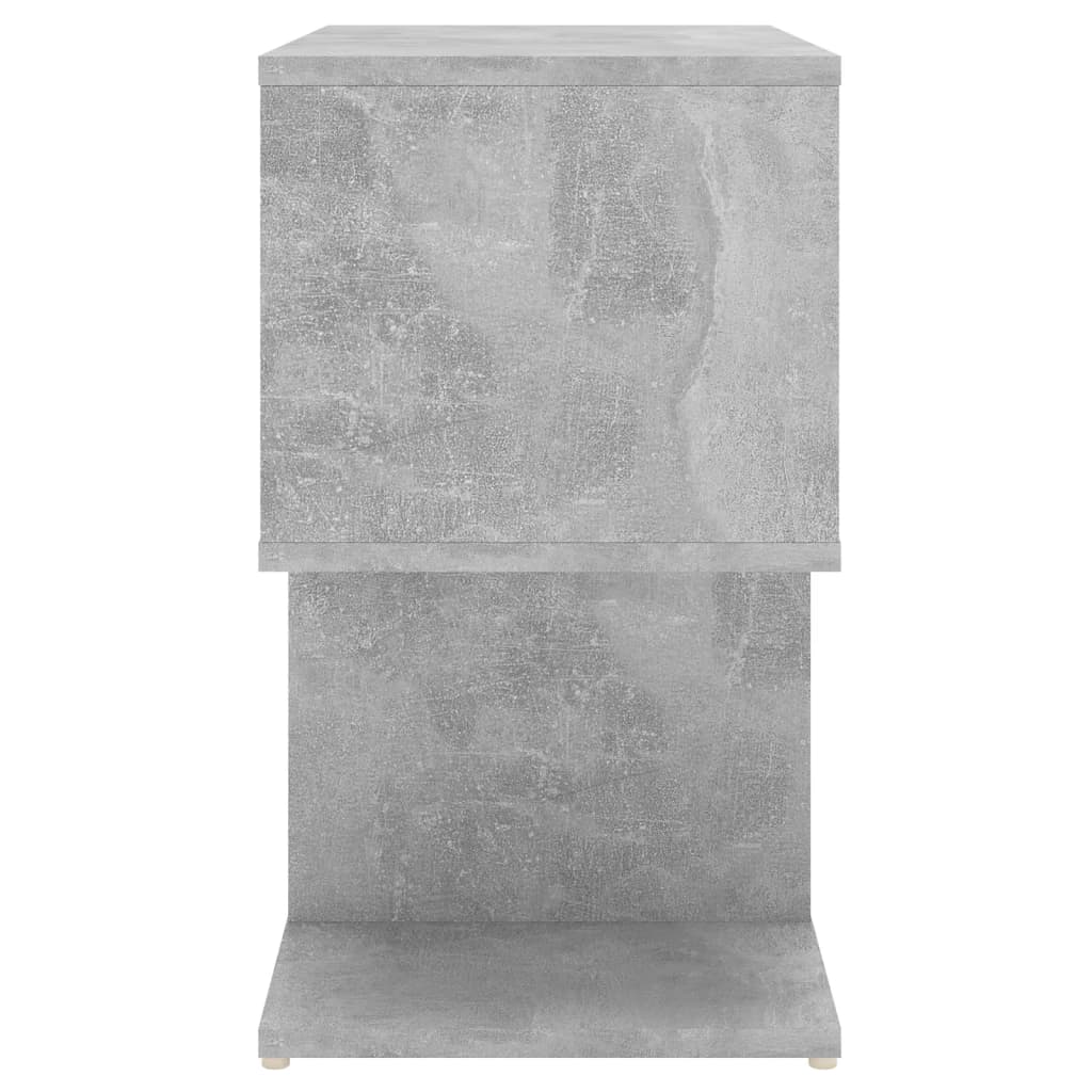vidaXL Szafka nocna, szarość betonu, 50x30x51,5 cm