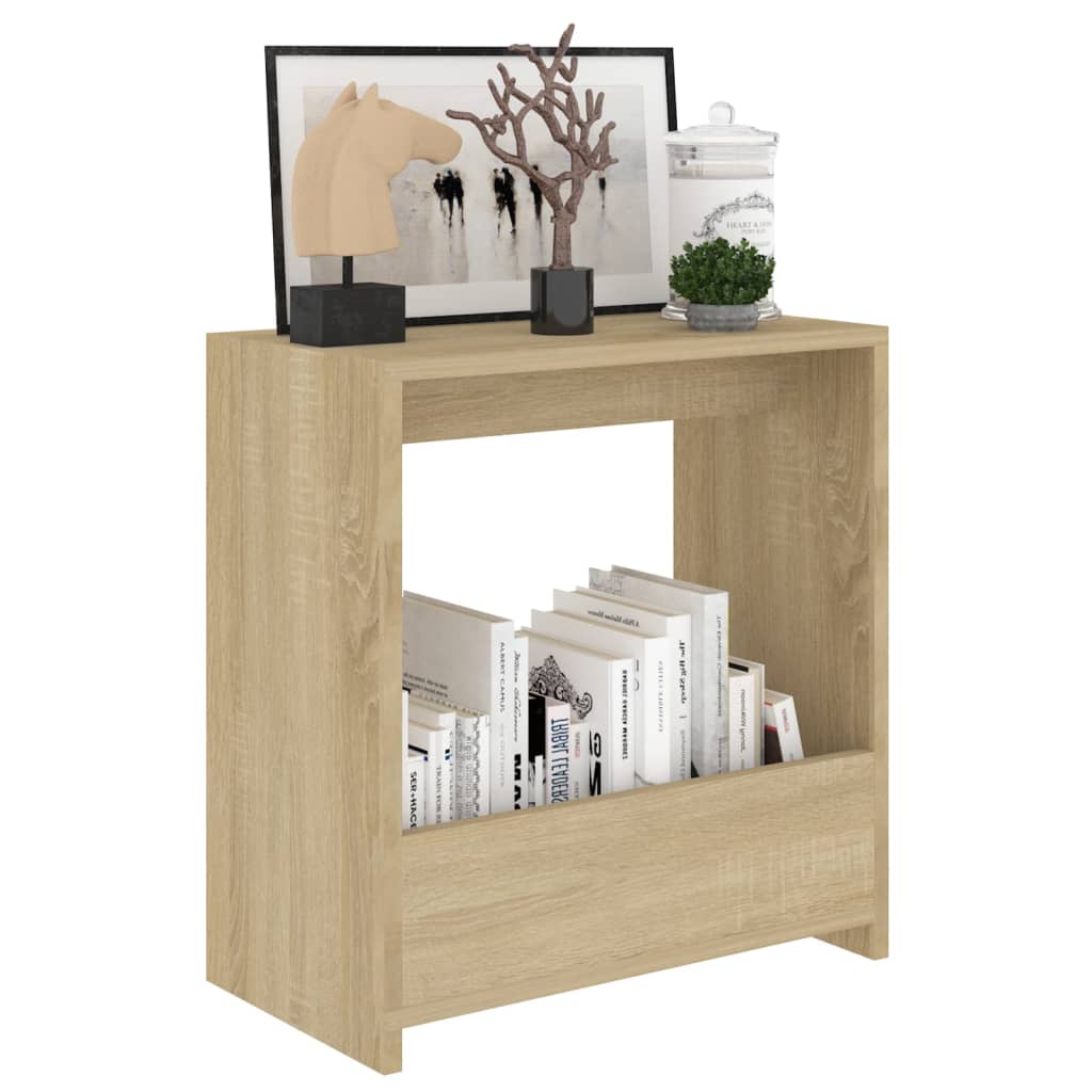 vidaXL Stolik boczny, dąb sonoma, 50x26x50 cm, materiał drewnopochodny