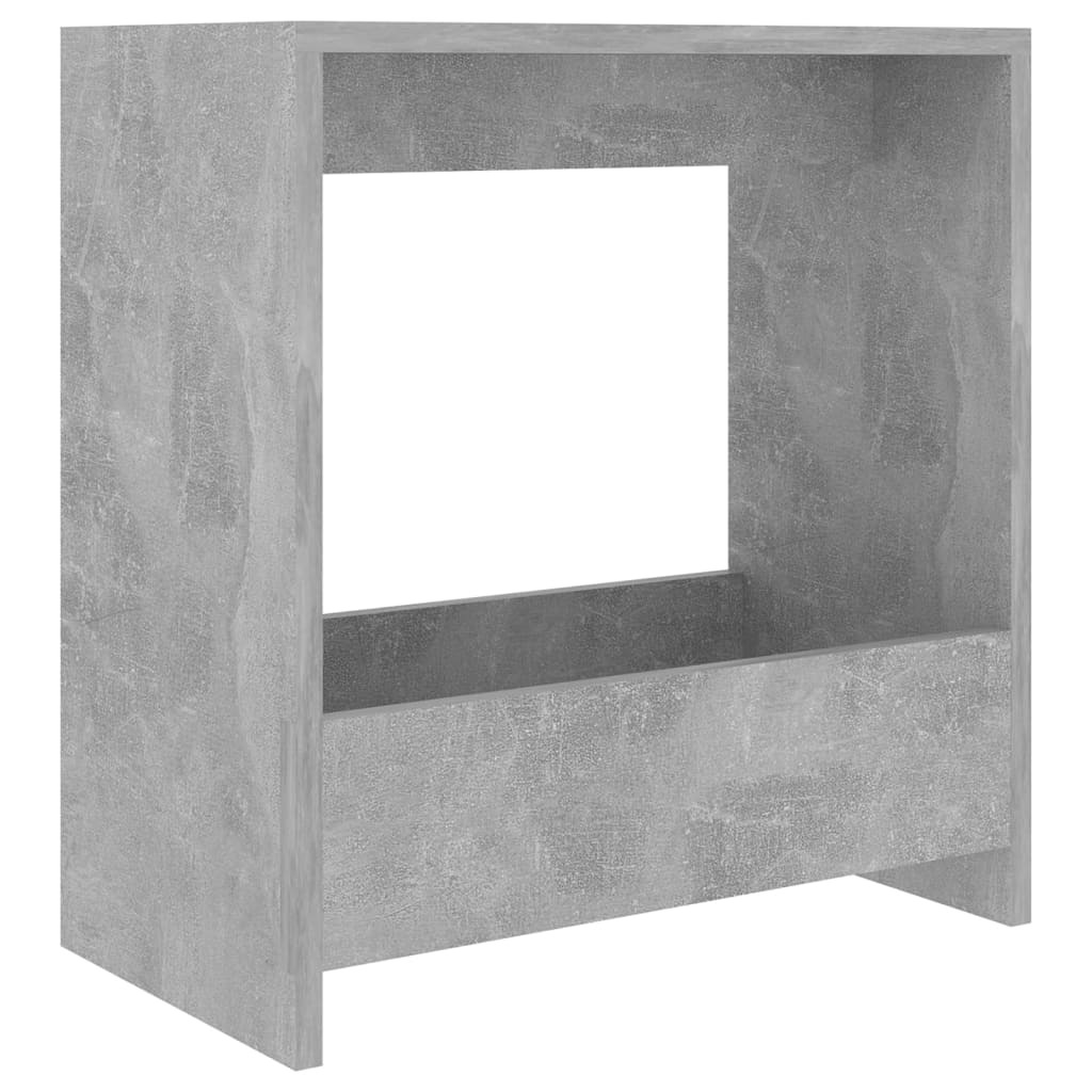vidaXL Stolik boczny, szarość betonu, 50x26x50 cm