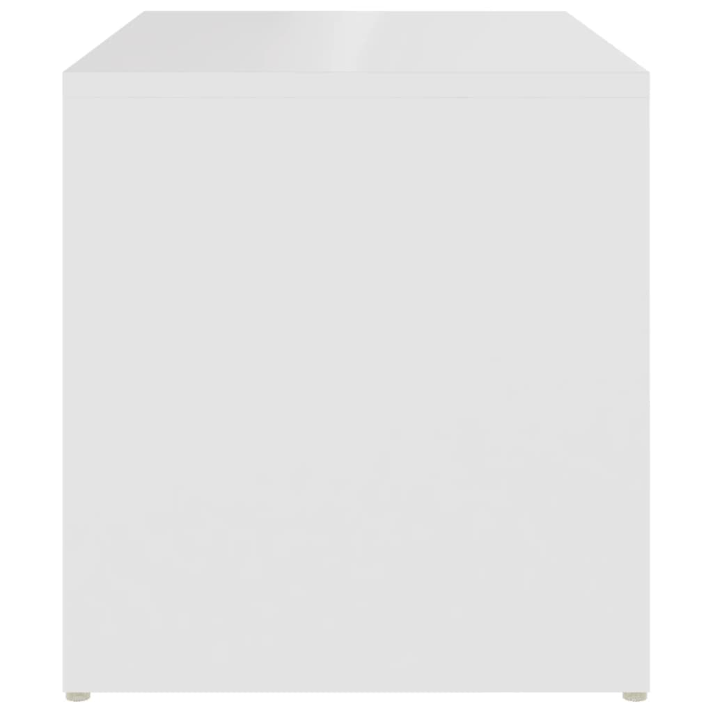 vidaXL Stolik, biały, 59x36x38 cm, materiał drewnopochodny