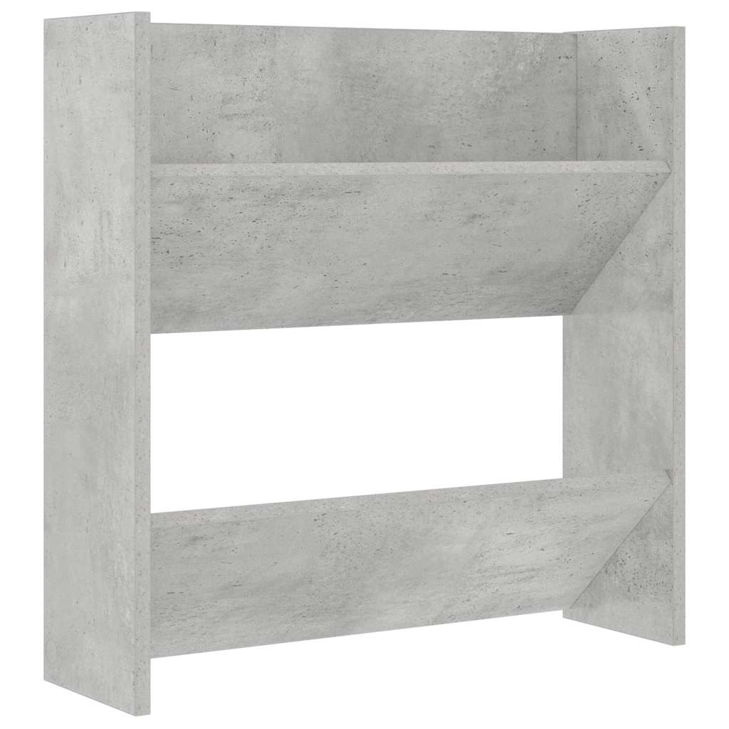 vidaXL Półka ścienna na buty, szara, 60x18x60 cm, płyta wiórowa