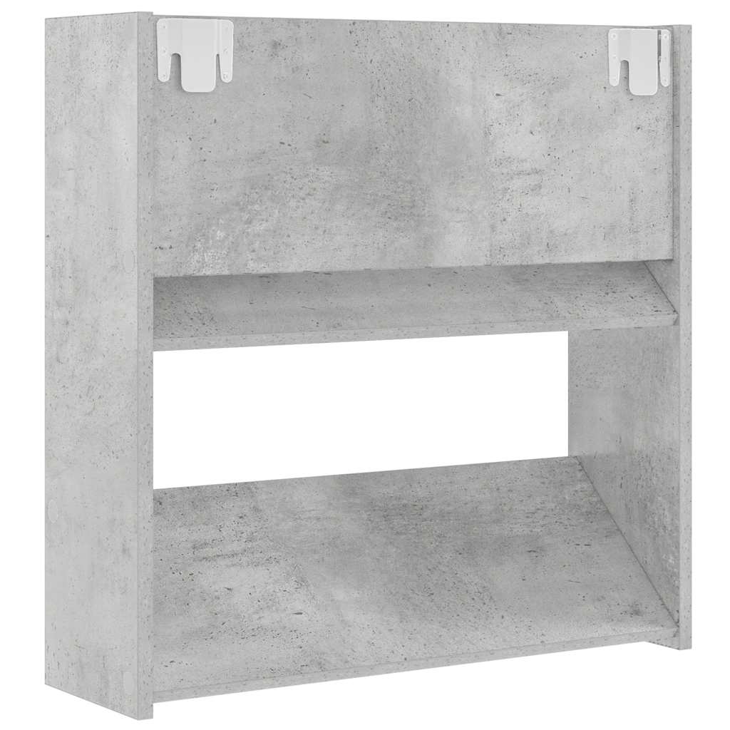 vidaXL Półka ścienna na buty, szara, 60x18x60 cm, płyta wiórowa