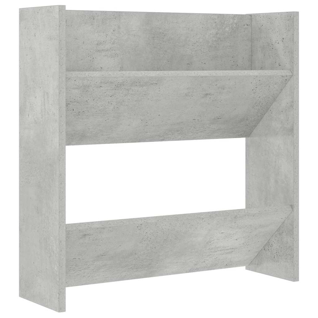 vidaXL Półki ścienne na buty 2 szt., szare, 60x18x60 cm, płyta wiórowa