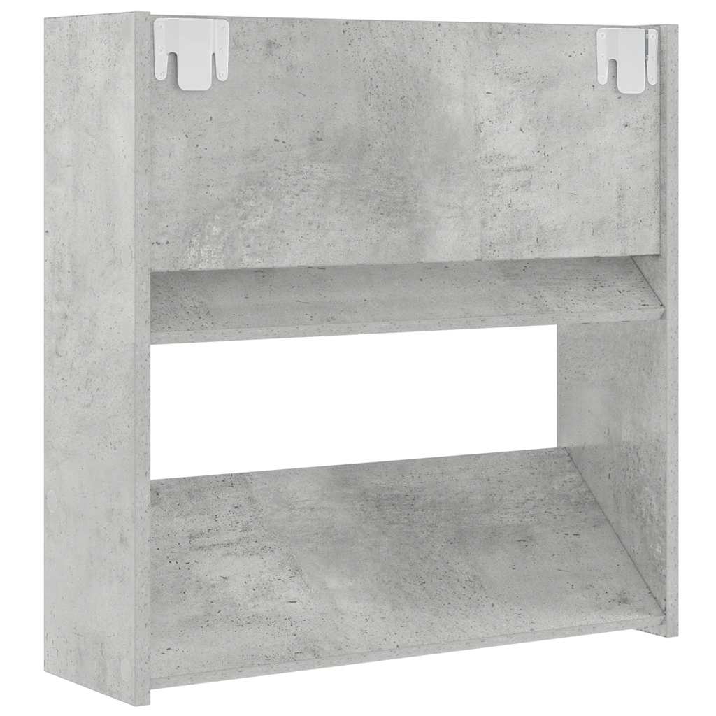 vidaXL Półki ścienne na buty 2 szt., szare, 60x18x60 cm, płyta wiórowa