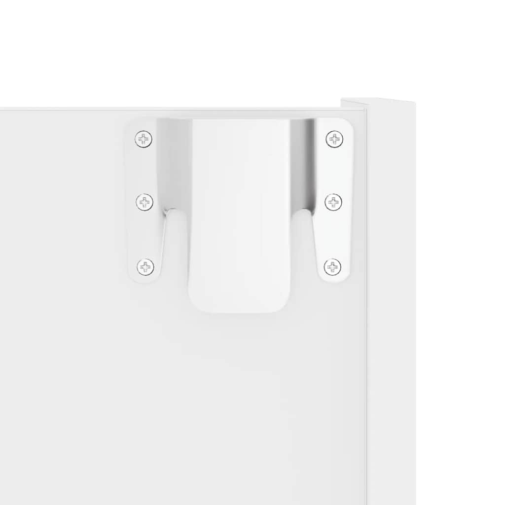 vidaXL Półka ścienna na buty biała 80x18x60 cm materiał drewnopochodny