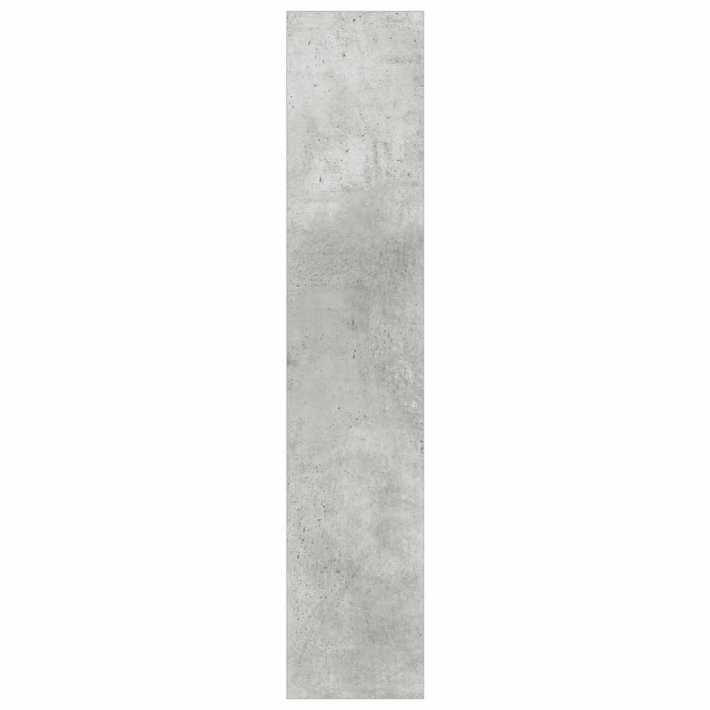 vidaXL Półka ścienna na buty, szarość betonu, 60x18x90 cm, płyta