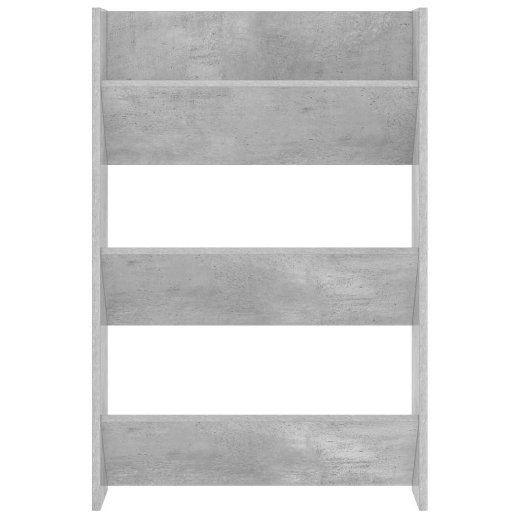 vidaXL Półki ścienne na buty, 2 szt., szare, 60x18x90 cm, płyta