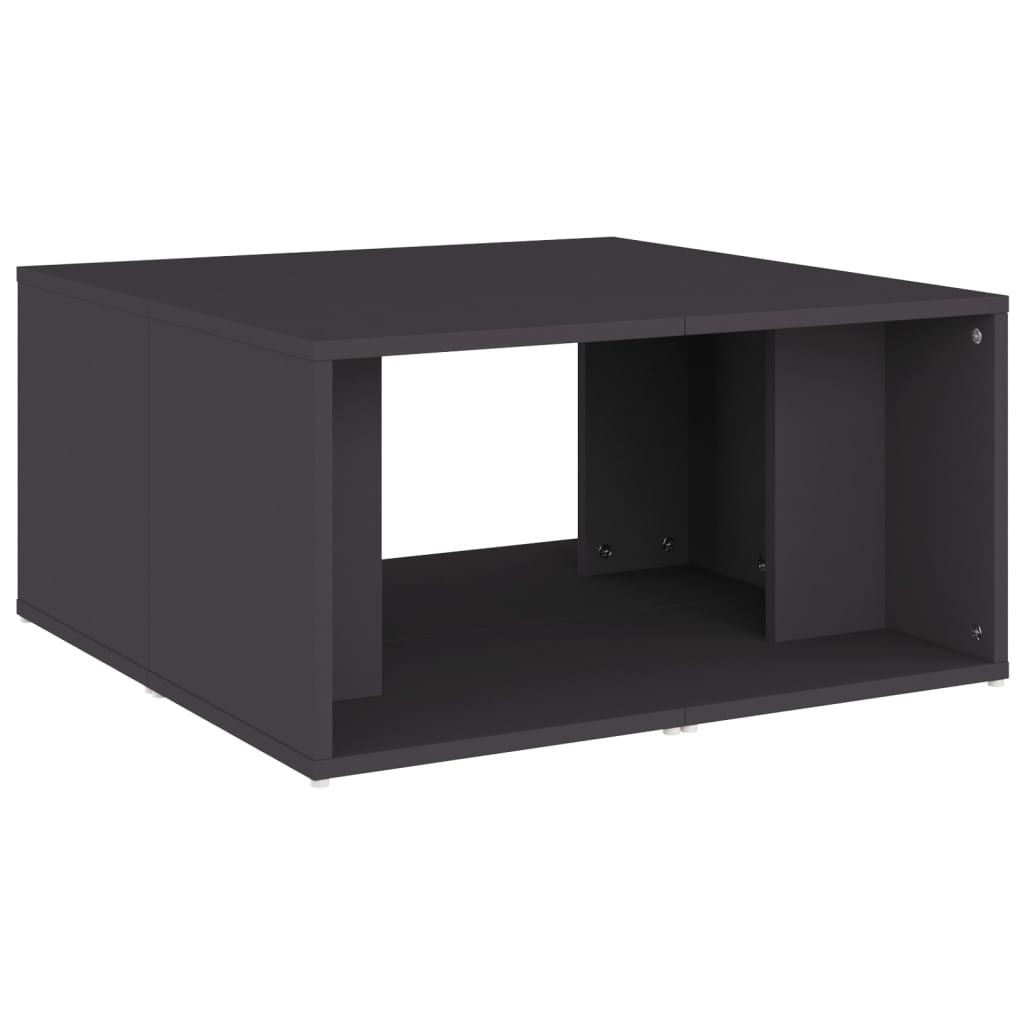 vidaXL Stoliki kawowe, 4 szt., szare, 33x33x33 cm