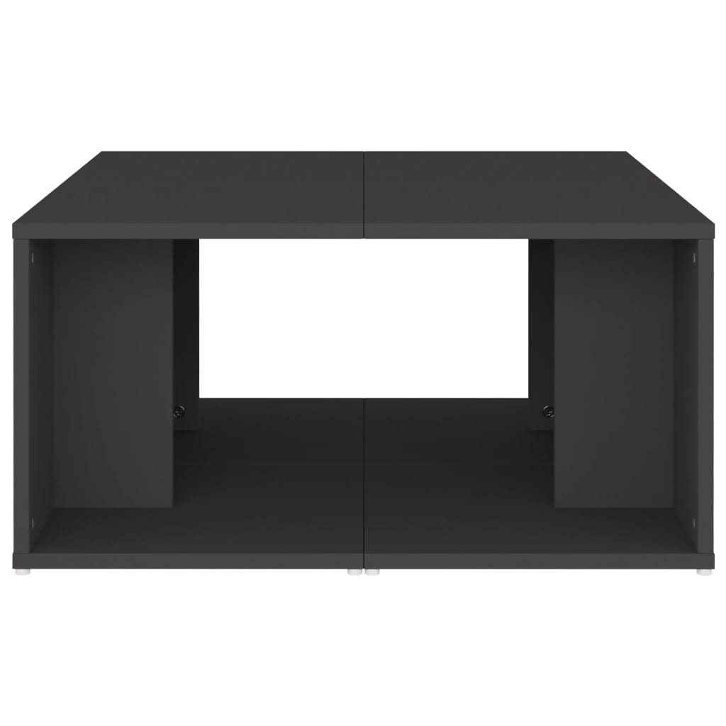 vidaXL Stoliki kawowe, 4 szt., szare, 33x33x33 cm