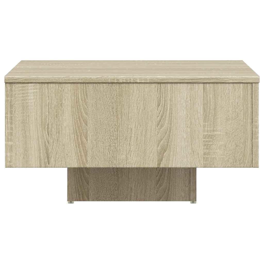 vidaXL Stolik kawowy, dąb sonoma 60x60x31,5 cm materiał drewnopochodny